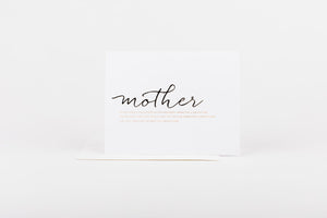 Mother - Definition