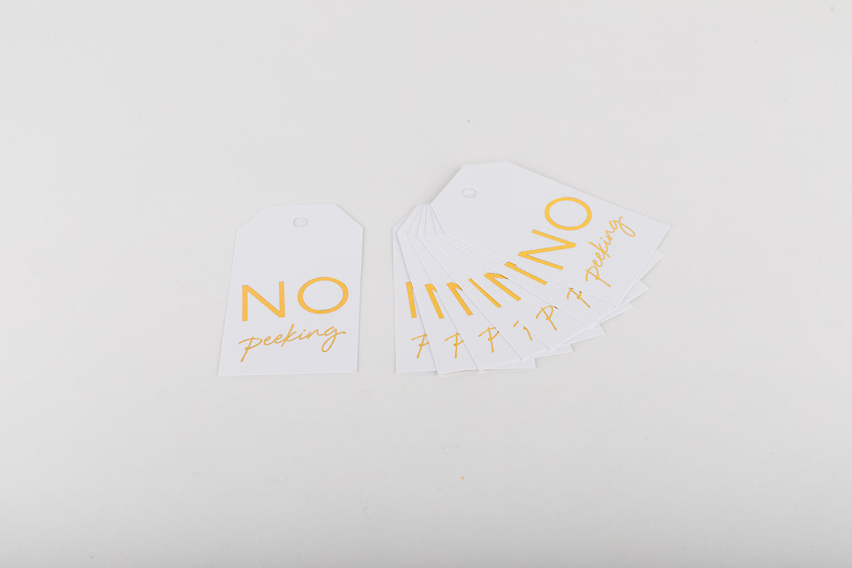 No Peeking (Gold Foil)