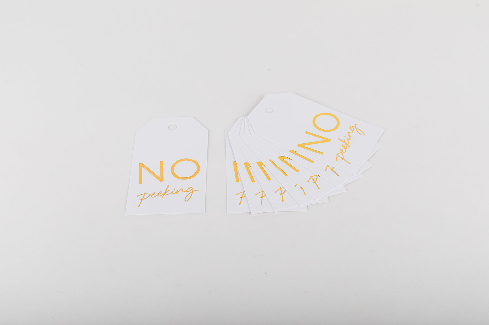 No Peeking (Gold Foil)