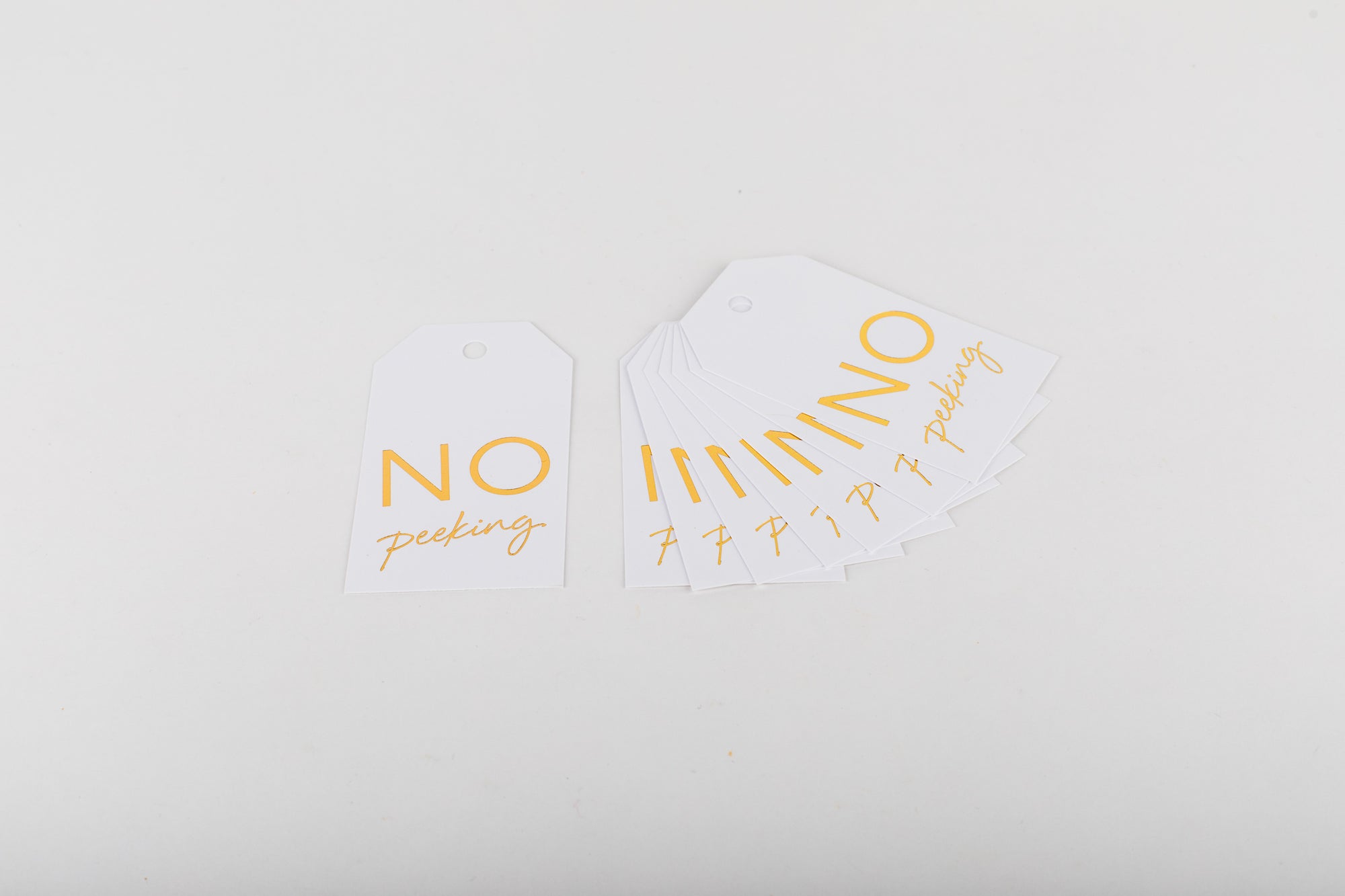 No Peeking (Gold Foil)