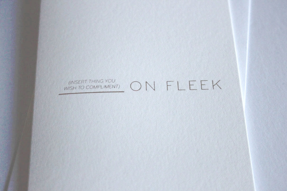 On Fleek Card