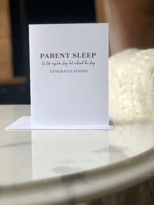 Parent Sleep