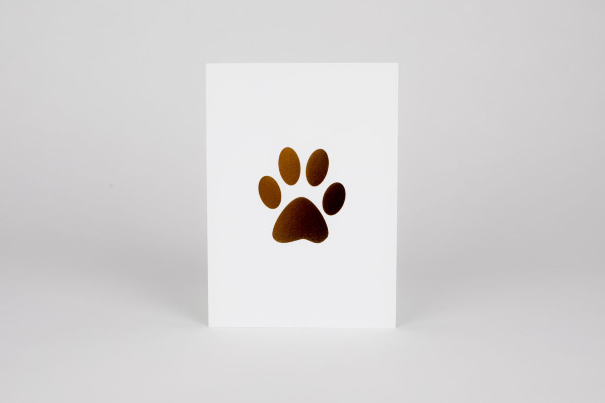 Paw Print - White Print