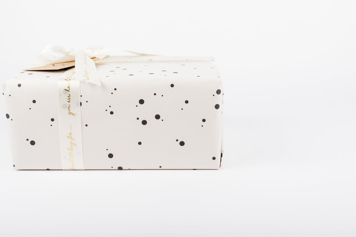 Eco Wrapping Paper - Polka Dots