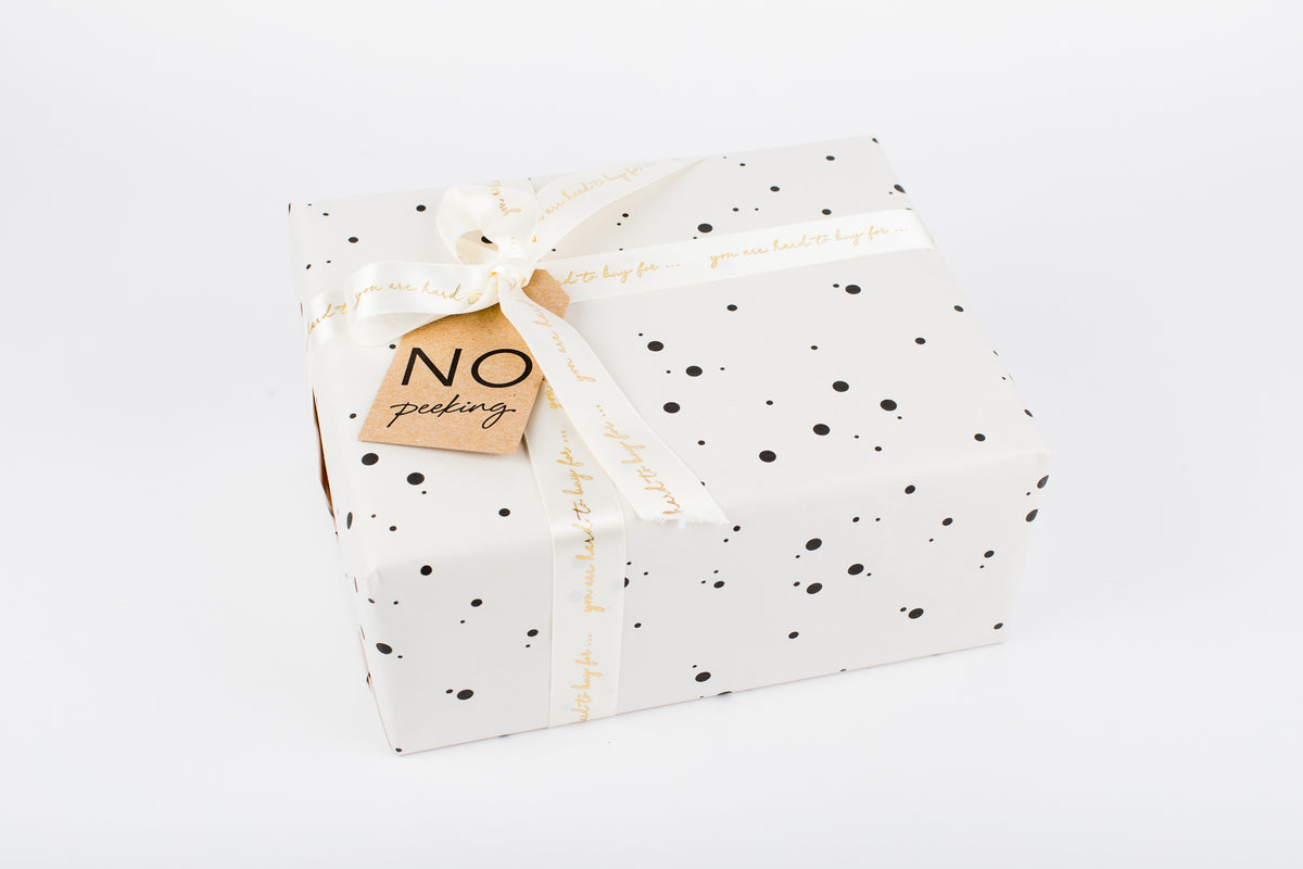 Eco Wrapping Paper - Polka Dots