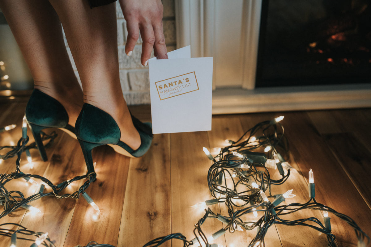 Christmas Cards, Santa&#39;s Naughty List, Funny Christmas Card