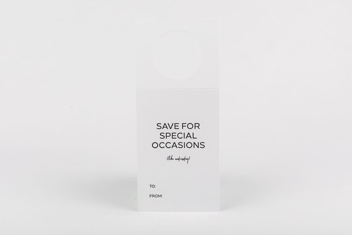 Save for Special Occasions