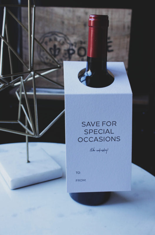 Save for Special Occasions