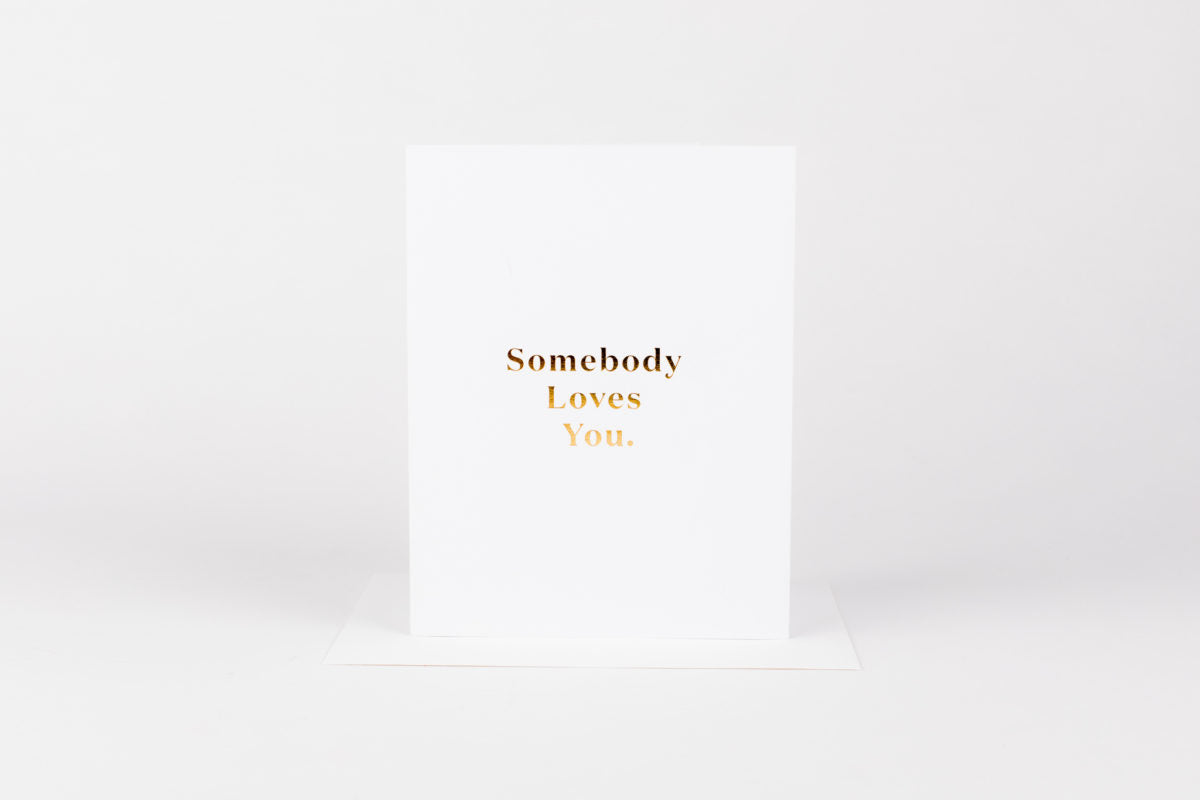 Somebody Loves You, Gold Foil Card