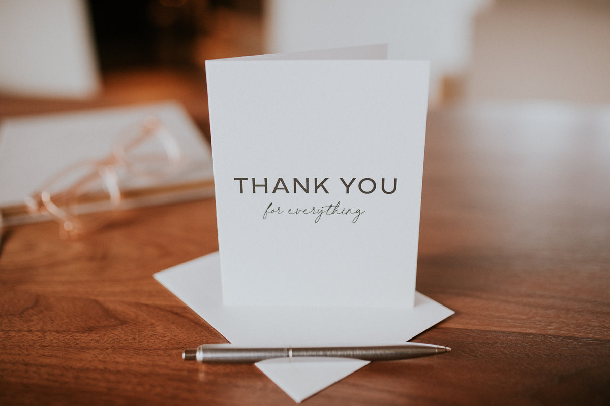 Thank You For Everything