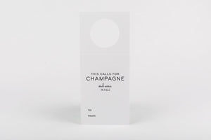 This Calls for Champagne Wine Bottle Tag