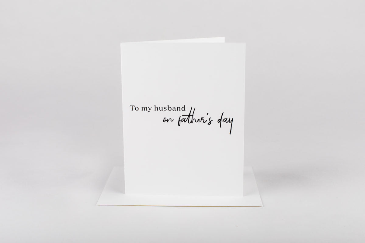 Husband On Father&#39;s Day
