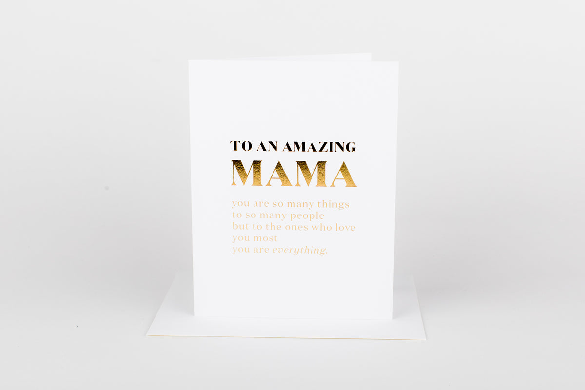 To an Amazing Mama