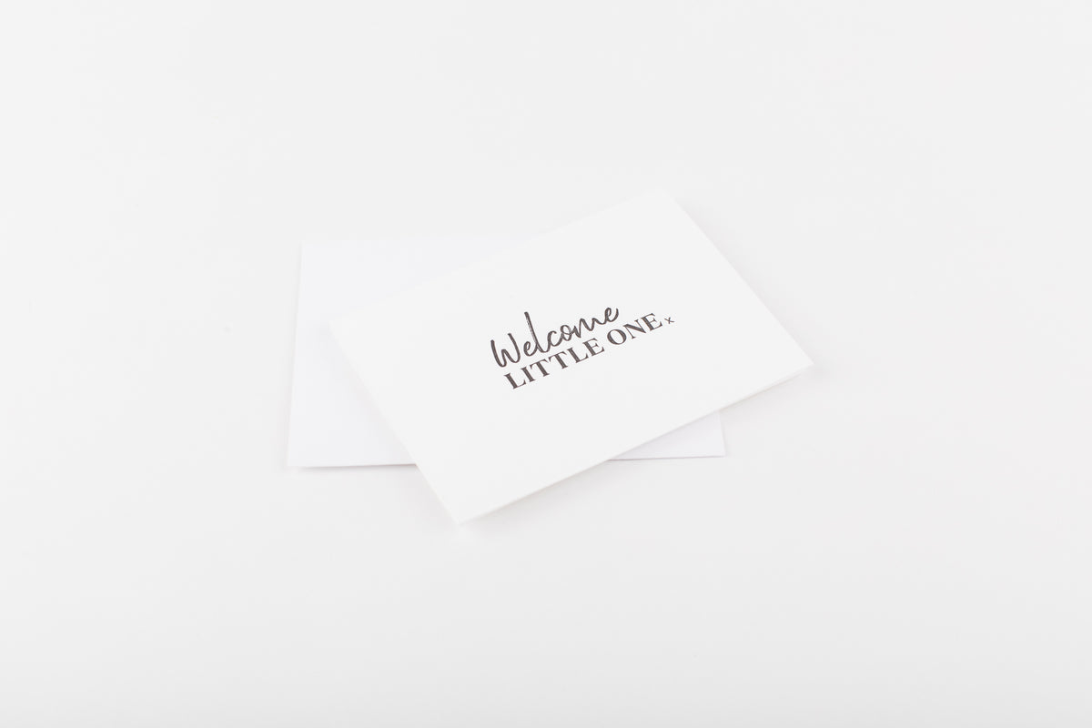 Welcome Little One - Mini Greeting Card