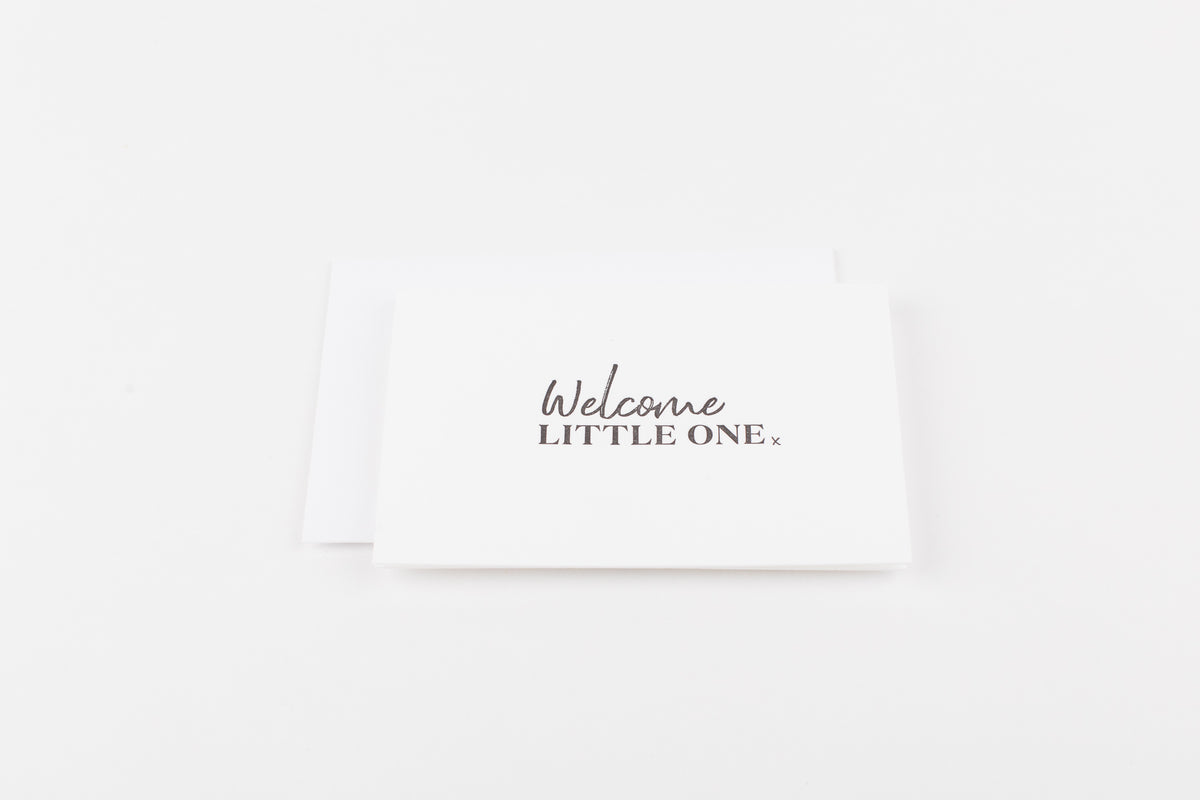 Welcome Little One - Mini Greeting Card