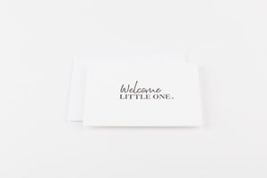 Welcome Little One - Mini Greeting Card