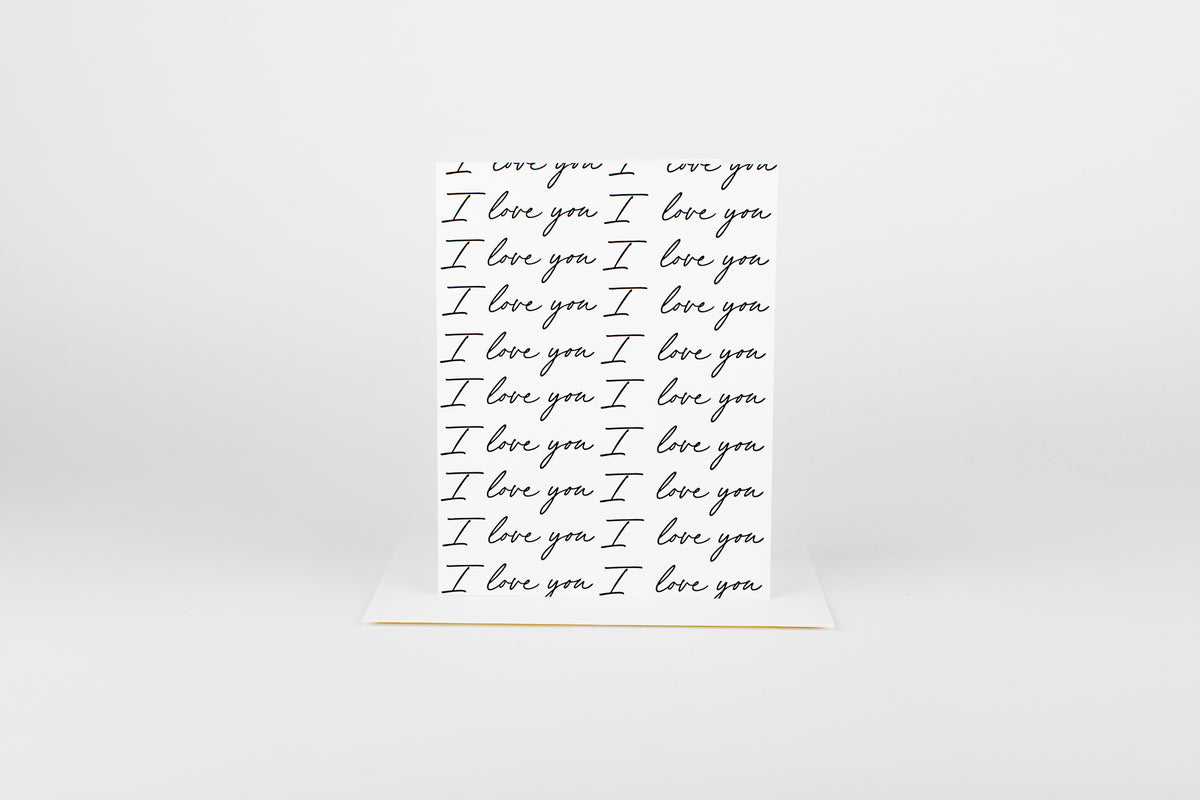 I Love You (Pattern)