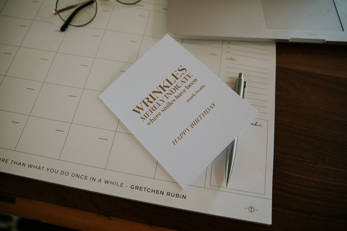 Wrinkles Indicate Where Smiles Have Been