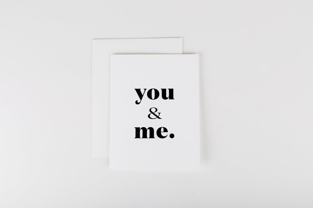 You &amp; Me