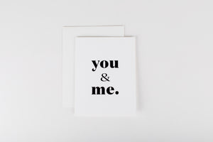 You & Me