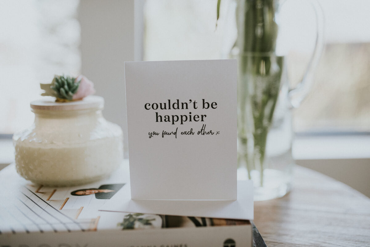 Couldn&#39;t Be Happier for You