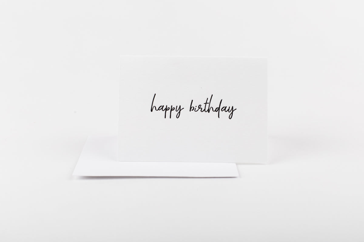 Happy Birthday - Mini Greeting Card