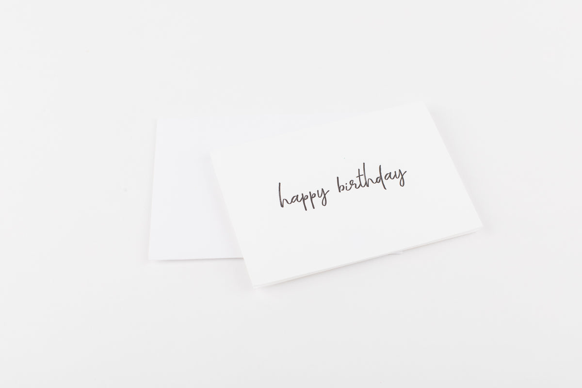Happy Birthday - Mini Greeting Card