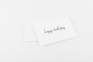 Happy Birthday - Mini Greeting Card