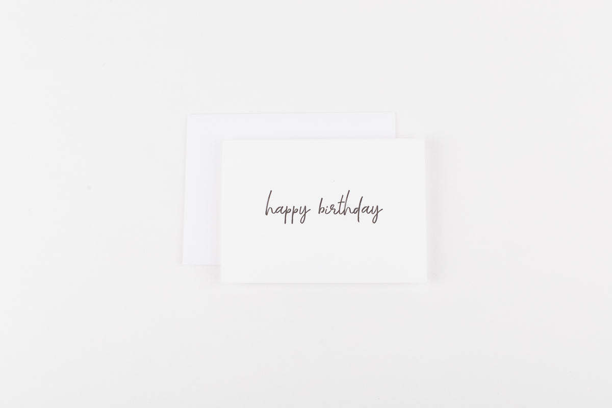 Happy Birthday - Mini Greeting Card