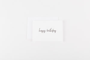 Happy Birthday - Mini Greeting Card