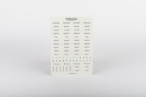 Planning Sticker Sheet