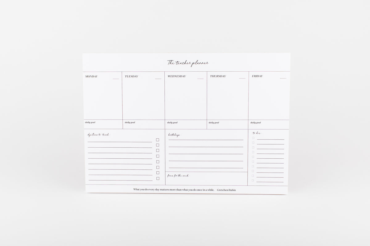 The Teacher Planner