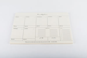 Weekly Organizer Pad