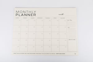 Large Monthly Planner