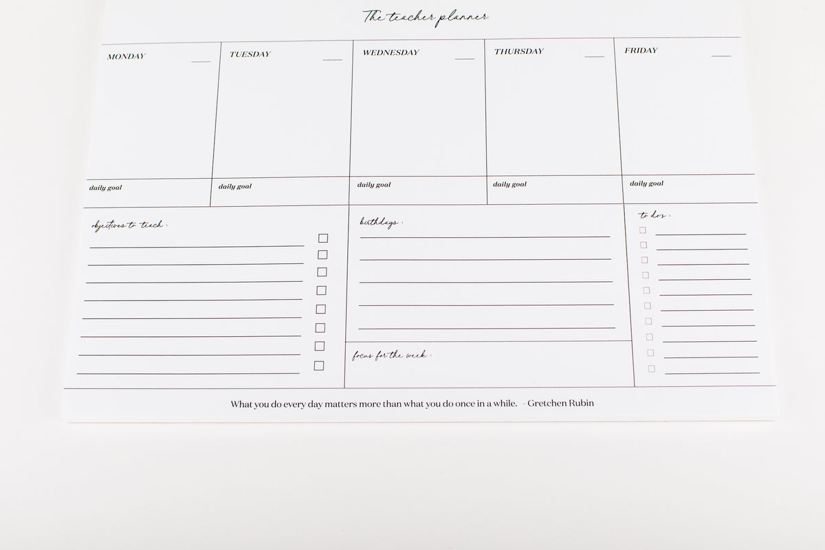 The Teacher Planner