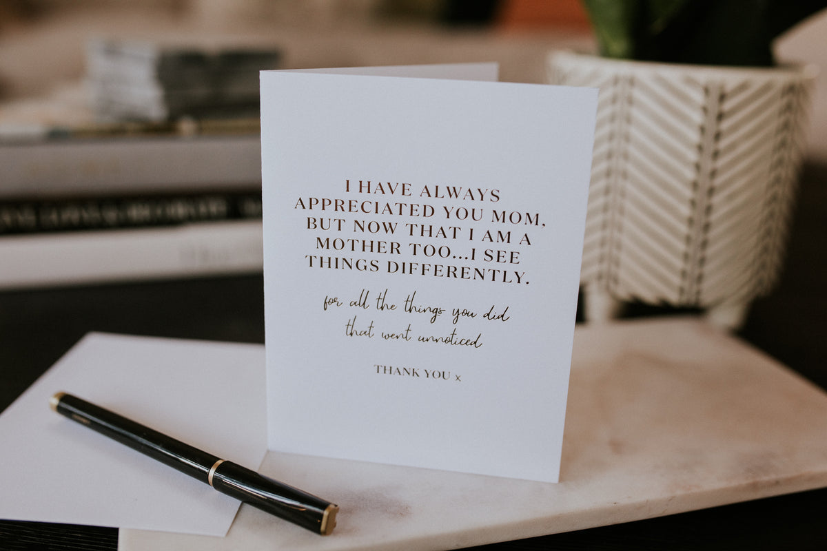 Now That I&#39;m a Mother Too